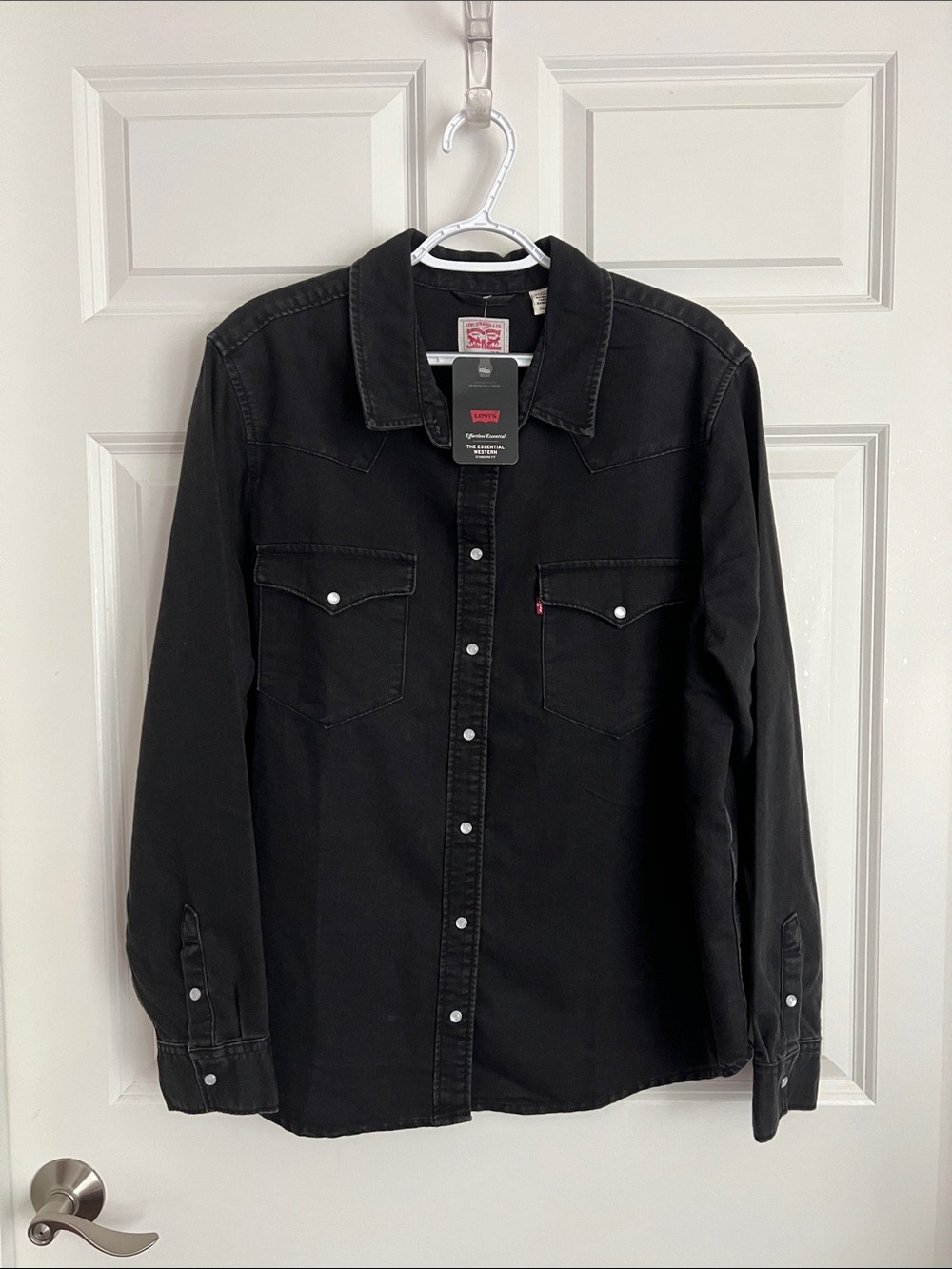 NEW Womens’s Levi’s Essential Western Denim L/S shirt, XXL